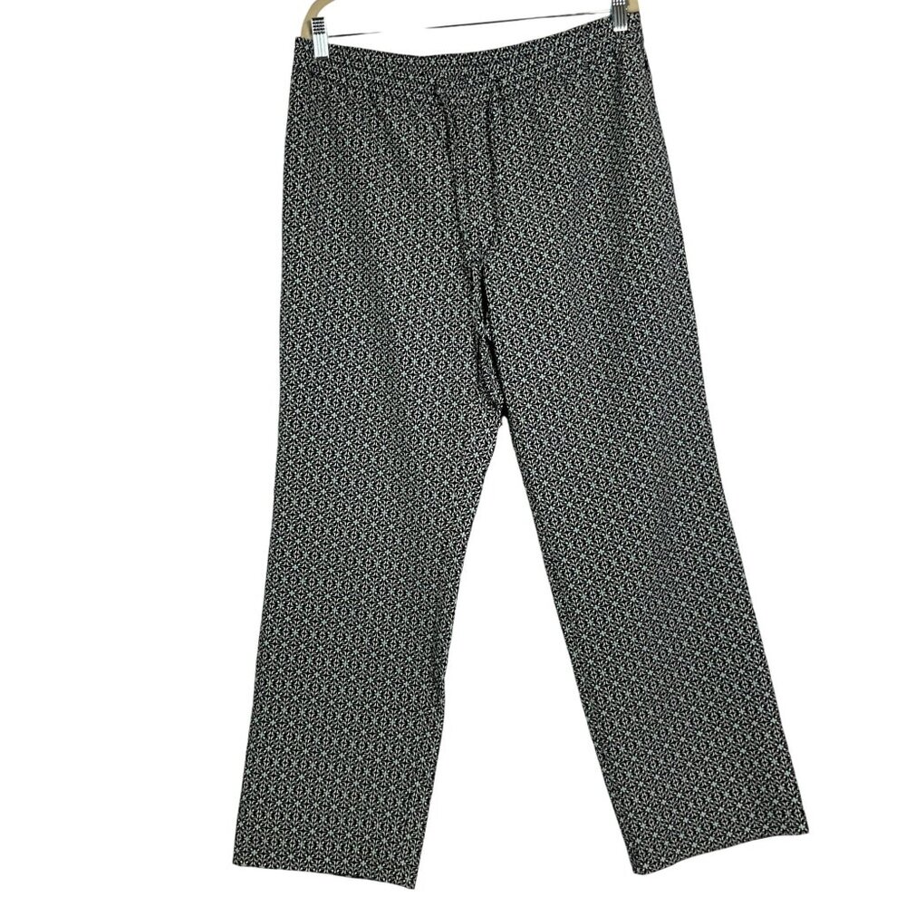 Talbots Outlet Drawstring Elastic Waist Pant, Nav… - image 1